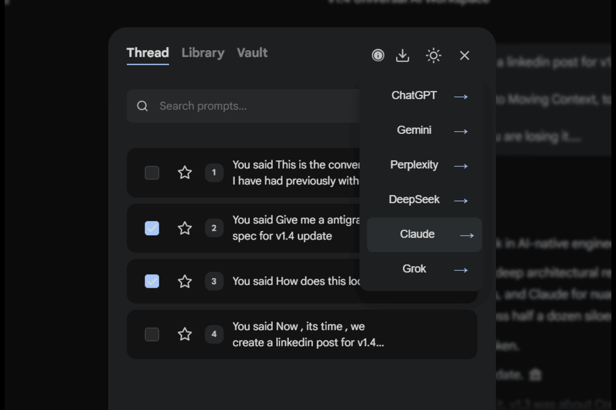 Context Teleportation